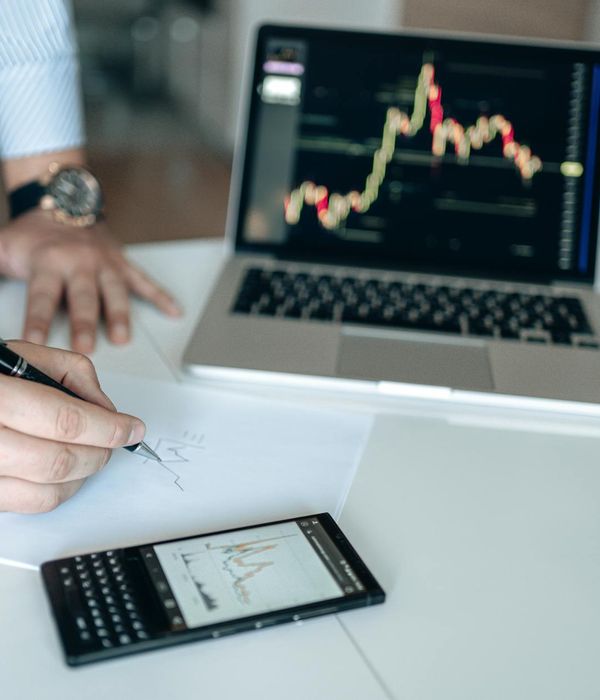 Dynamic financial market analysis displayed on modern trading screens