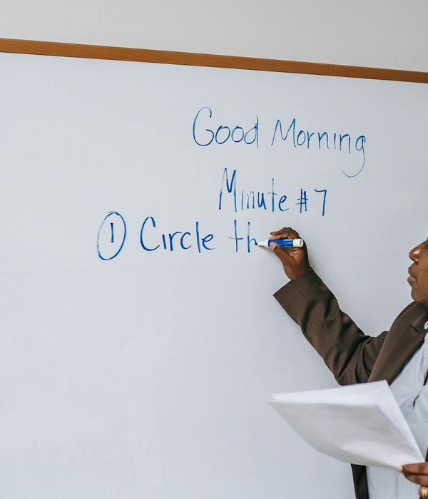 Professional educational seminar with expert instructor teaching investment principles